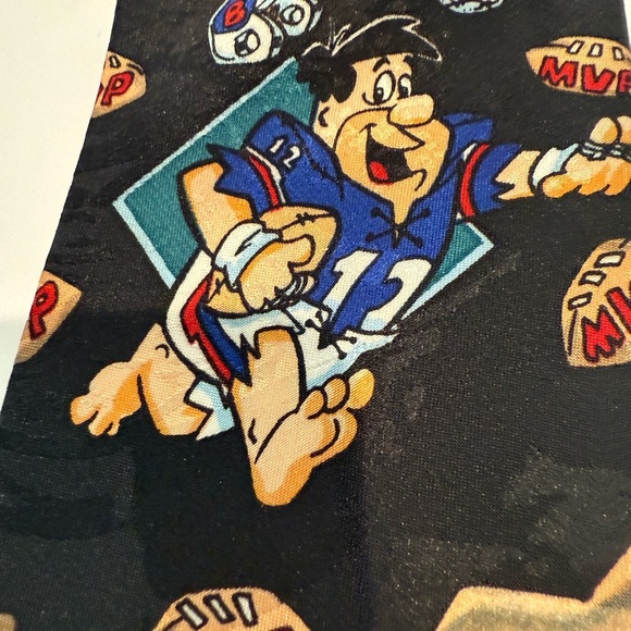 Vintage Hanna Barbera Fred Flinstone Sports Necktie - Picture 4 of 6